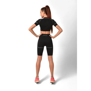 Női sport rövidnadrág Boco Wear Black Warrior Short - fekete