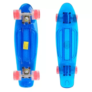 Penny board Maronad Retro Transparent se svítícími kolečky - 2.jakost