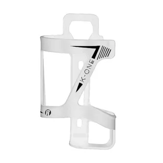 Side Water Bottle Cage ROTO Slide K-One Plastic - Black/White Logo