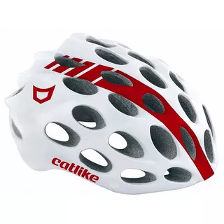 Bicycle Helmet CATLIKE Whisper - Black-Red - White/Red