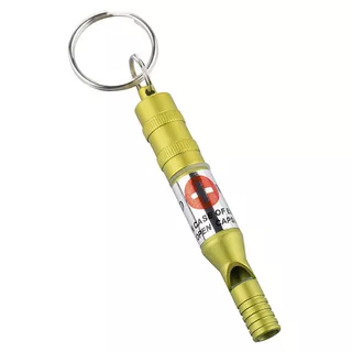 Emergency Whistle with Waterproof Capsule Munkees - Yellow