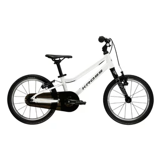 Dětské kolo Kross Liftie 16" - model 2025 - bílá / černá / žlutá / lesk