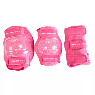 Protector Set WORKER Kinder 6 pcs - Pink