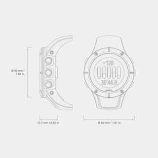 Sportovní hodinky SUUNTO Spartan Trainer Wrist HR Ocean - 2.jakost