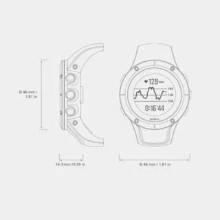 SUUNTO Spartan Trainer Wrist HR Amber Sportuhr