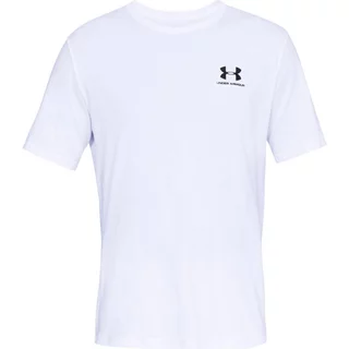 Men’s T-Shirt Under Armour Sportstyle Left Chest SS - White/Black