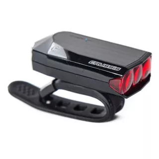 Super Bright 3LED Rear Light CRUSSIS Red – USB Charged