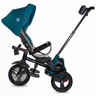 Three-Wheel Stroller w/ Tow Bar Coccolle Velo - Purple