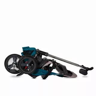 Three-Wheel Stroller w/ Tow Bar Coccolle Velo - Green