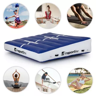 Air-incline Inflatable Exercise Mat inSPORTline200 x 200 x 40 cm