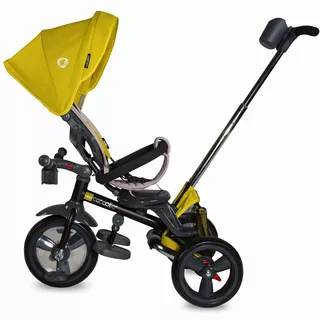 Three-Wheel Stroller w/ Tow Bar Coccolle Velo - Green