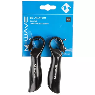 Bullhorn Handlebar Ends M-Wave Be Anatom Black