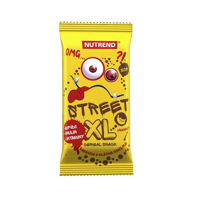 Tyčinka Nutrend Street XL 30g - čokoláda s jogurtovou polevou
