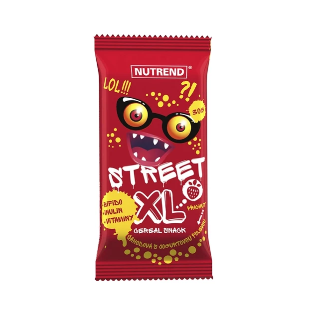 Tyčinka Nutrend Street XL 30g - čokoláda s jogurtovou polevou