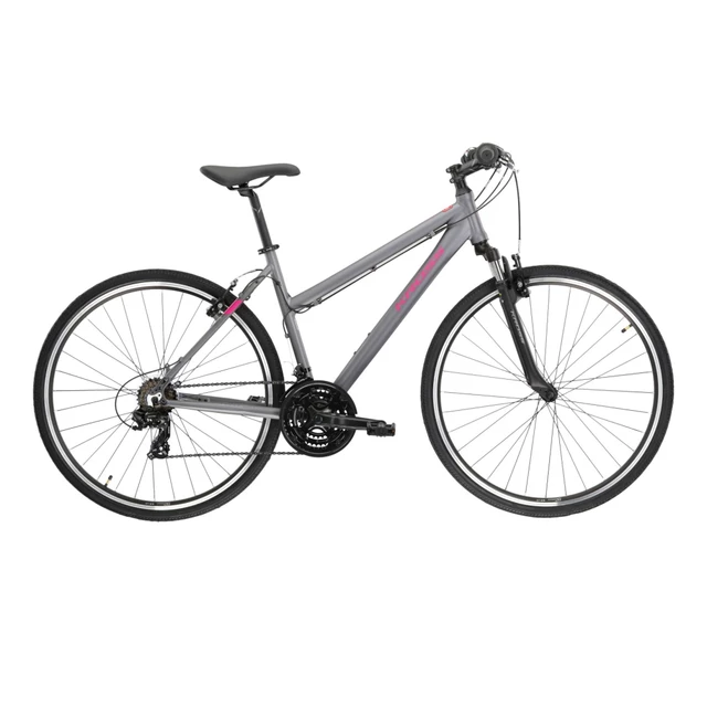 Damen Crossrad Kross Evado 1.0 28" - Modell 2023 - weiß/türkis