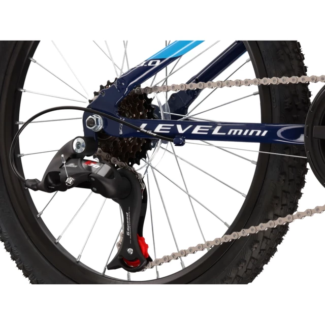 Detský bicykel Kross Level Mini 3.0 20" Gen 001 - tmavo modrá/modrá