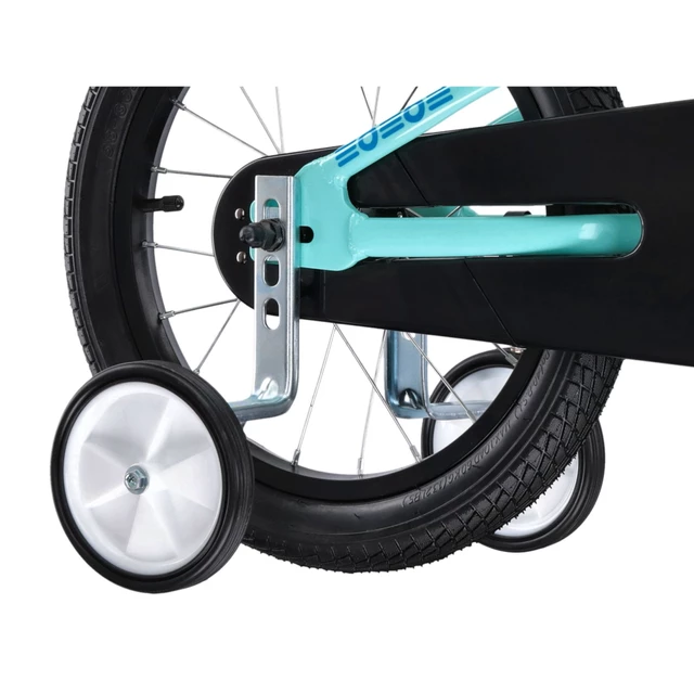 Children’s Bike Kross Mini 4.0 16” – 2022 - Aquamarine/Blue/Lime Glossy