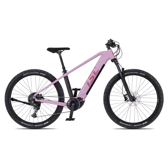 Dámské horské elektrokolo inSPORTline ISL Asuki EVO 835 Wh 27,5" - model 2026 - Dusted Pink - Dusted Pink