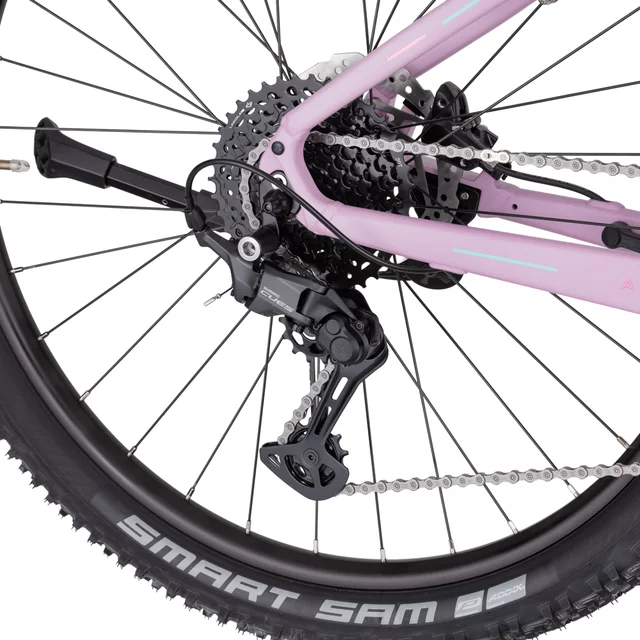 Dámské horské elektrokolo inSPORTline ISL Asuki EVO 835 Wh 27,5" - model 2026 - Dusted Pink
