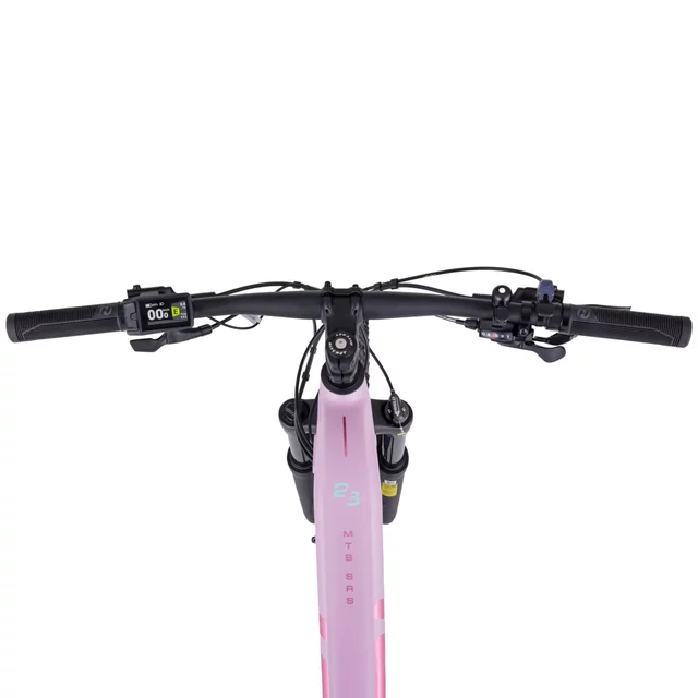 Dámské horské elektrokolo inSPORTline ISL Asuki EVO 835 Wh 27,5" - model 2026 - Dusted Pink