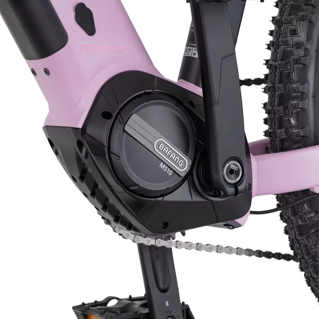 Dámské horské elektrokolo inSPORTline ISL Asuki EVO 835 Wh 27,5" - model 2026 - Dusted Pink