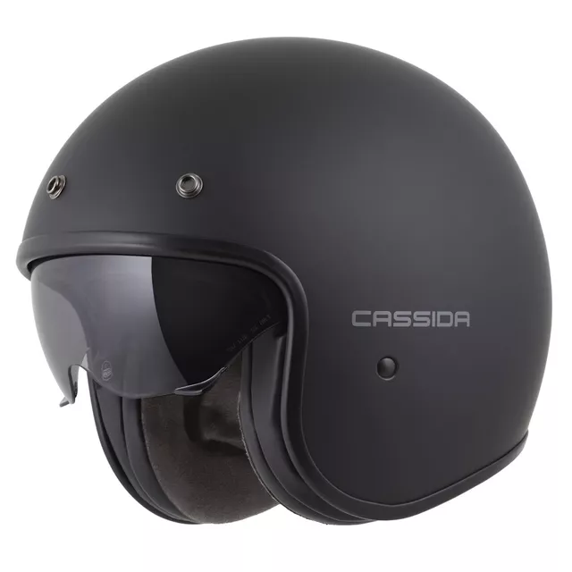 Moto přilba Cassida Oxygen Solid 2.0 černá matná/tmavě šedá
