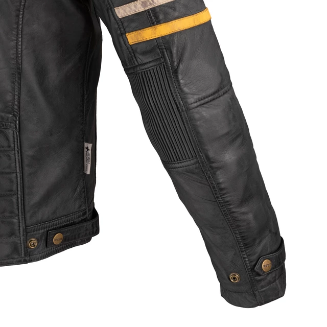 Men’s Leather Motorcycle Jacket W-TEC Traction