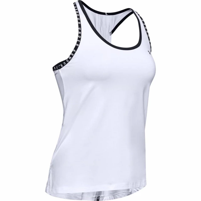 Women’s Tank Top Under Armour Knockout - Beta Tint - White