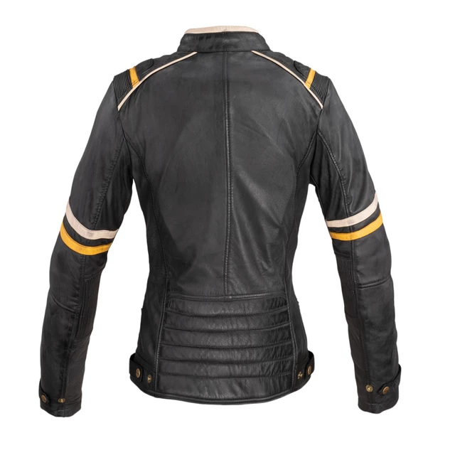 Damen Leder Motorradjacke W-TEC Traction Lady