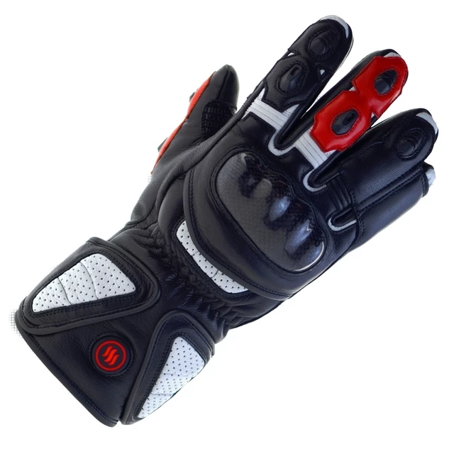 Heated Motorcycle Gloves Glovii GDB - Black, L