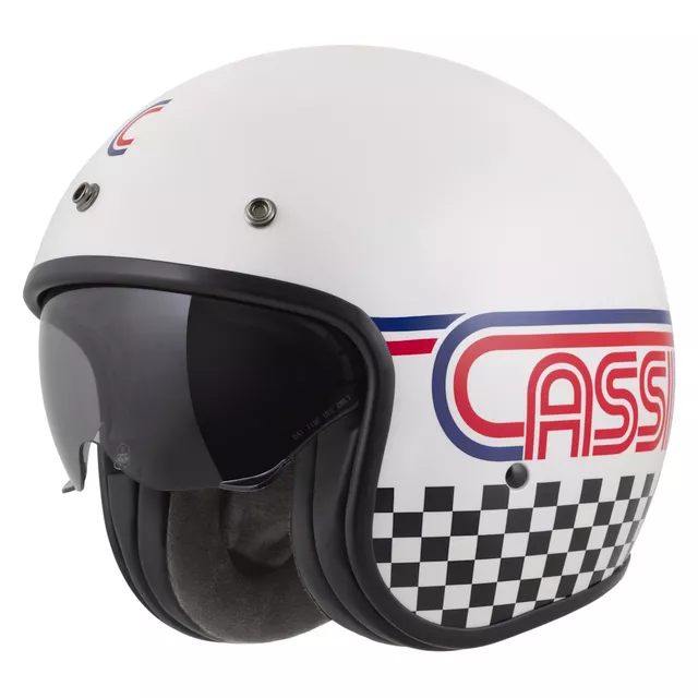 Moto přilba Cassida Oxygen Rondo 2.0 bílá perleť/červená/modrá/černá