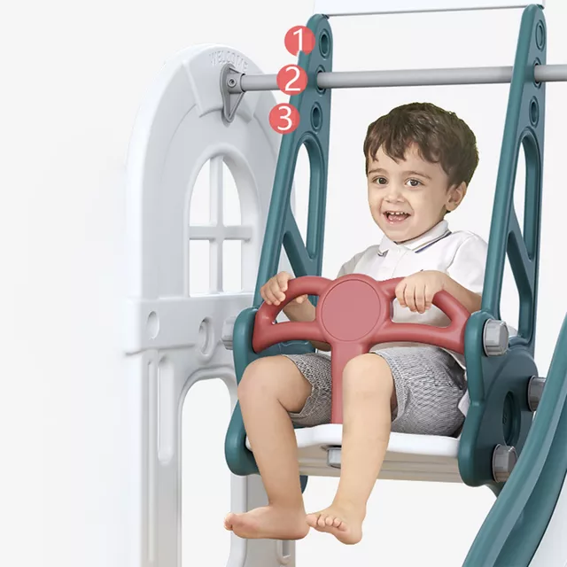 Детска люлка и пързалка inSPORTline Housino