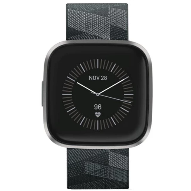 Chytré hodinky Fitbit Versa 2 Special Edition Smoke Woven