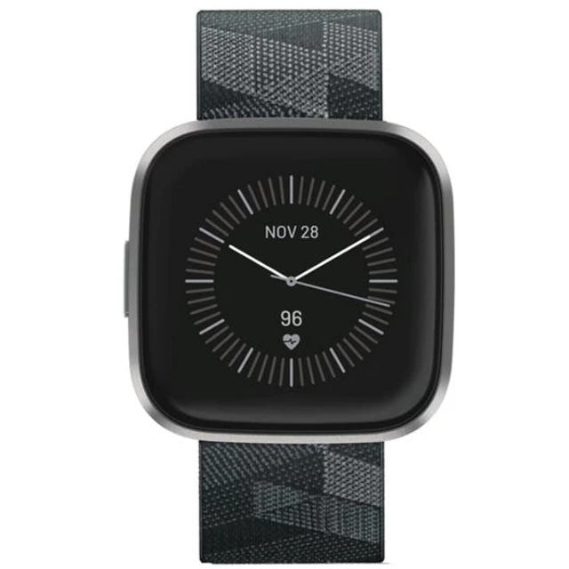 Fitbit Versa 2 Special Edition Smoke Woven Smartwatch