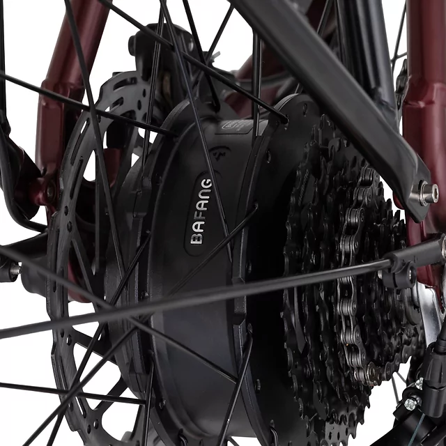 Městské elektrokolo inSPORTline ISL Eclion 648 Wh 28" - model 2026 - Velour Red