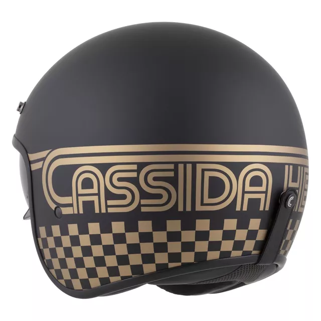Moto přilba Cassida Oxygen Rondo 2.0 černá matná/zlatá