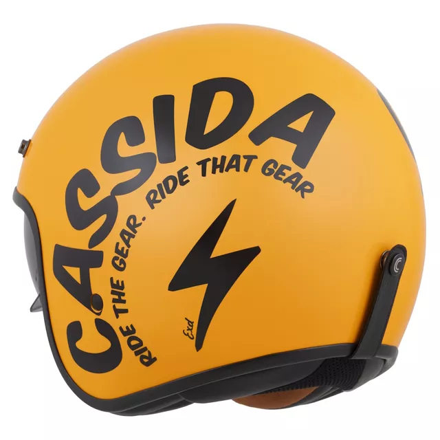 Motorcycle Helmet Cassida Oxygen Gear 2.0 Yellow/Black 2025