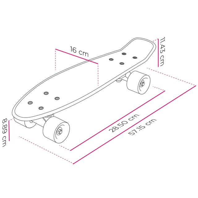 Penny board deskorolka typu fiszka marki Street Surfing Beach Board - OUTLET