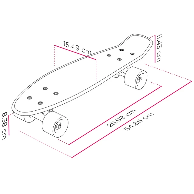 Penny board Street Surfing Skelectron