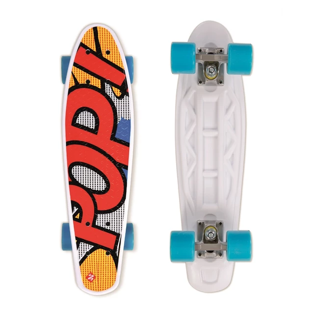 Műanyag gördeszka Street Surfing POP BOARD Popsi Yellow