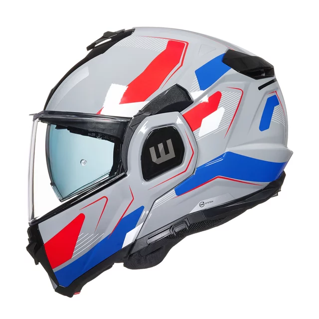 Překlopná moto přilba W-TEC Zoroz P/J - Glossy Tricolor