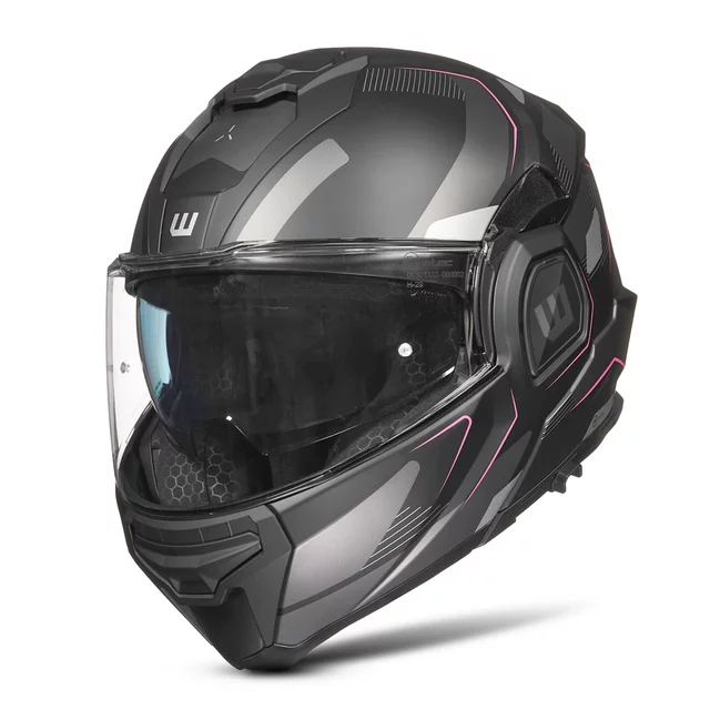 Překlopná moto přilba W-TEC Zoroz P/J - Glossy Tricolor