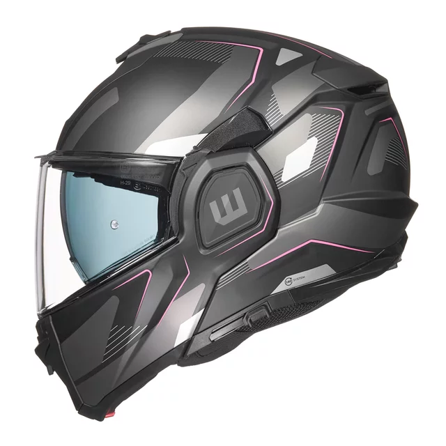Překlopná moto přilba W-TEC Zoroz P/J - Glossy Tricolor