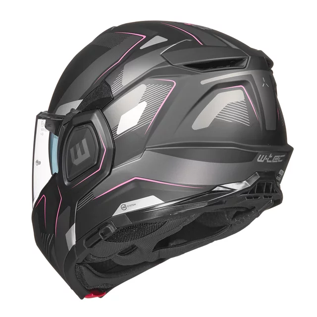 Překlopná moto přilba W-TEC Zoroz P/J - Glossy Tricolor