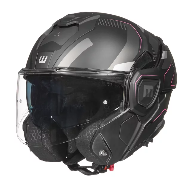 Překlopná moto přilba W-TEC Zoroz P/J - Glossy Tricolor