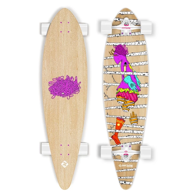 Longboard Street Surfing Pintail - Woods 40"