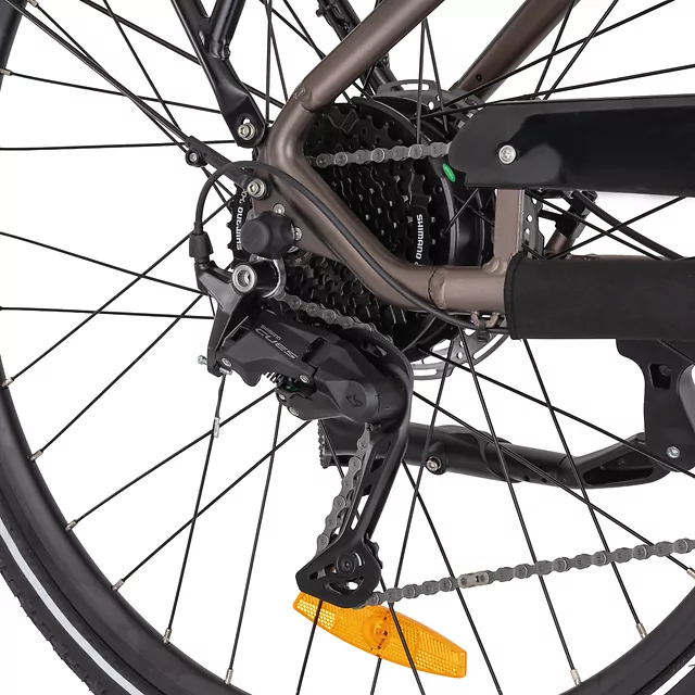 Městské elektrokolo inSPORTline ISL Eclion 648 Wh 28" - model 2026 - Velour Red