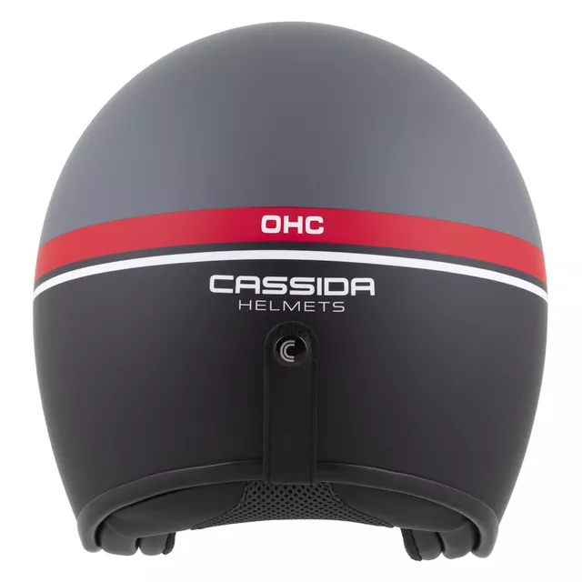 Moto přilba Cassida Oxygen Jawa OHC 2.0 šedá matná/červená/černá/bílá