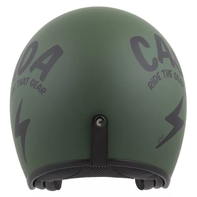 Moto přilba Cassida Oxygen Gear 2.0 zelená matná/černá 2025