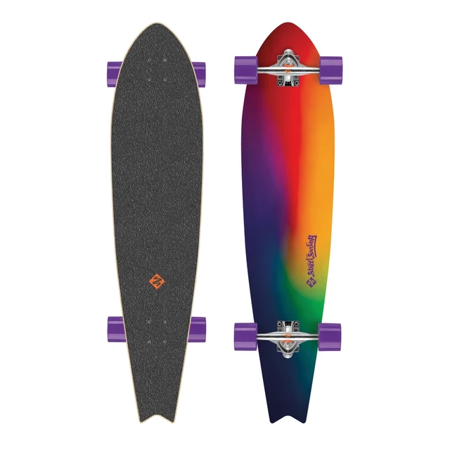 Longboard Street Surfing Fishtail - Sunset Blur 42" 2016